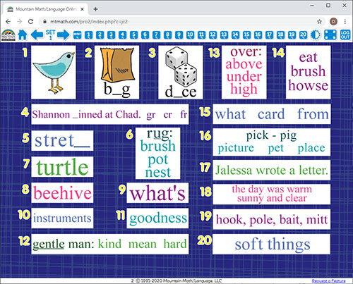 2nd Grade Language Arts Online Spiral Review for Interactive Whiteboard